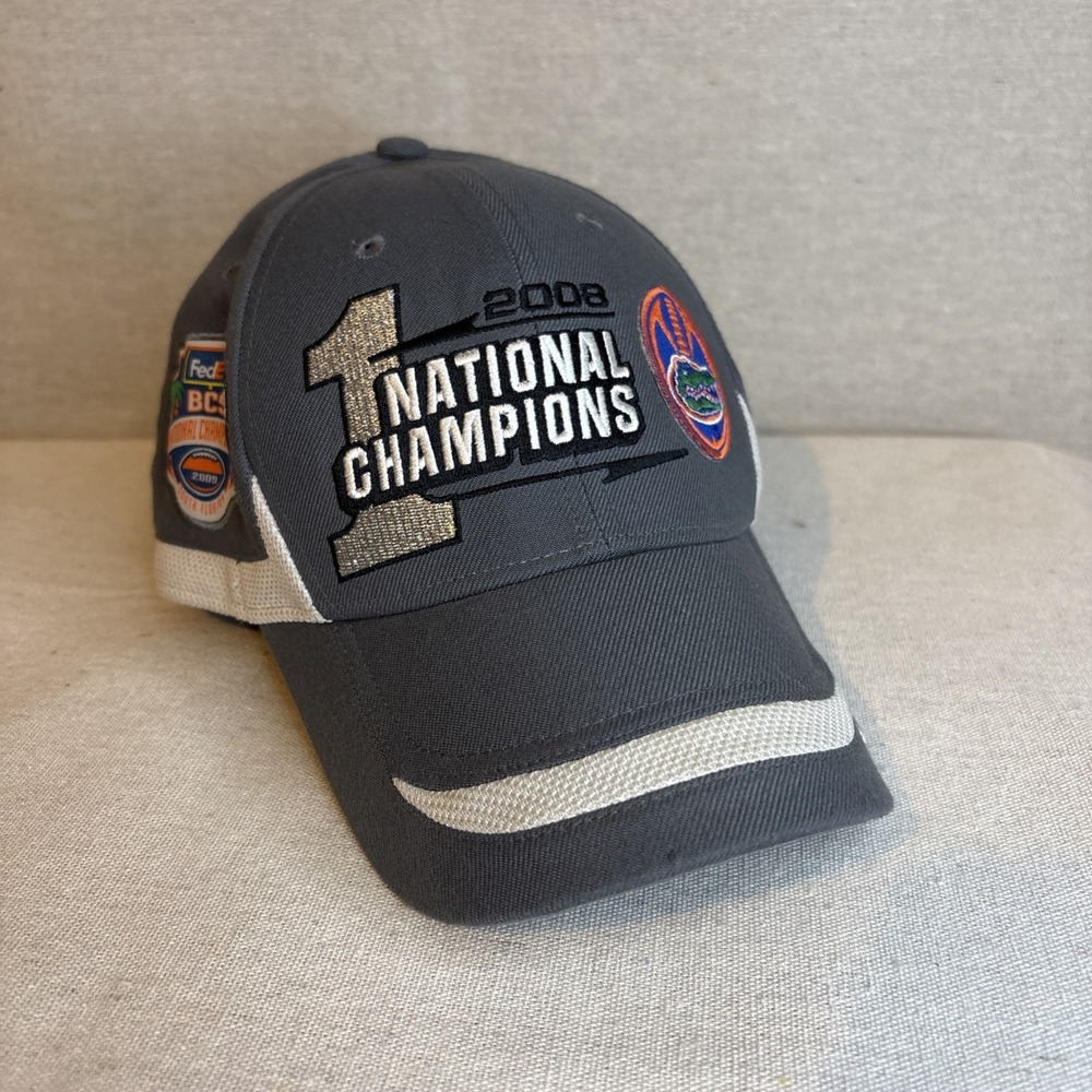Florida Gators Nike Hat 2008 BCS National Champions Football NCAA Nike‎ CFB Cap